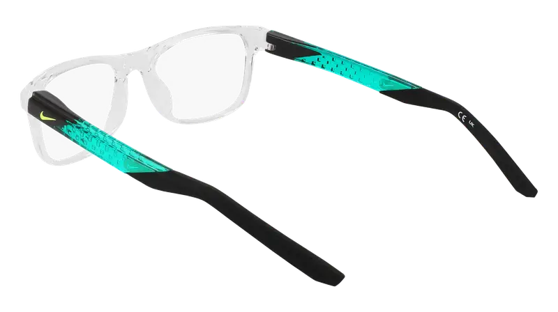 Nike Junior NIKE 5059 900 Montature da vista Bio-iniettato Trasparente Squadrata Normale Normale miniatura 2