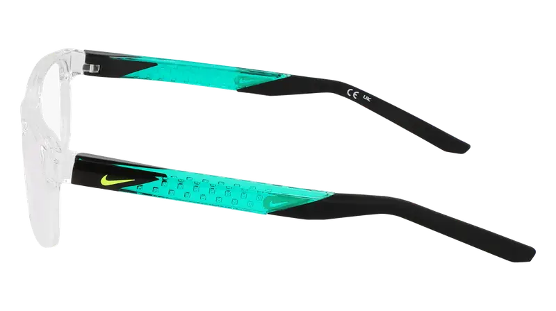 Nike Junior NIKE 5059 900 Montature da vista Bio-iniettato Trasparente Squadrata Normale Normale miniatura 3