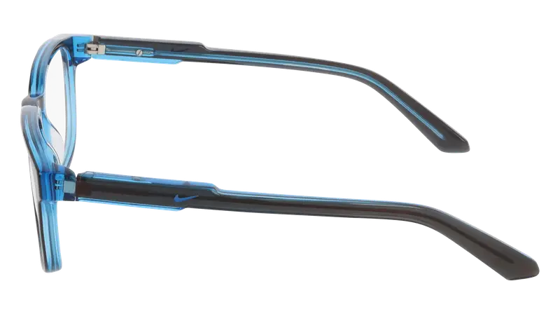 Nike Junior NIKE 5062 24 Montature da vista Acetato Blu Squadrata Normale miniatura 2
