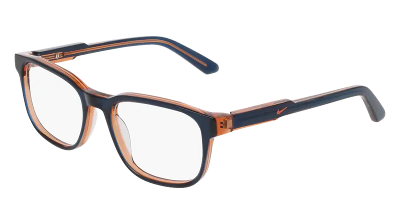 Nike Junior NIKE 5062 417 Montature da vista Acetato Blu  Squadrata Normale