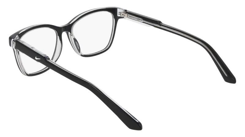 Nike Junior NIKE 5063 009 Montature da vista Acetato Nero Normale miniatura 3