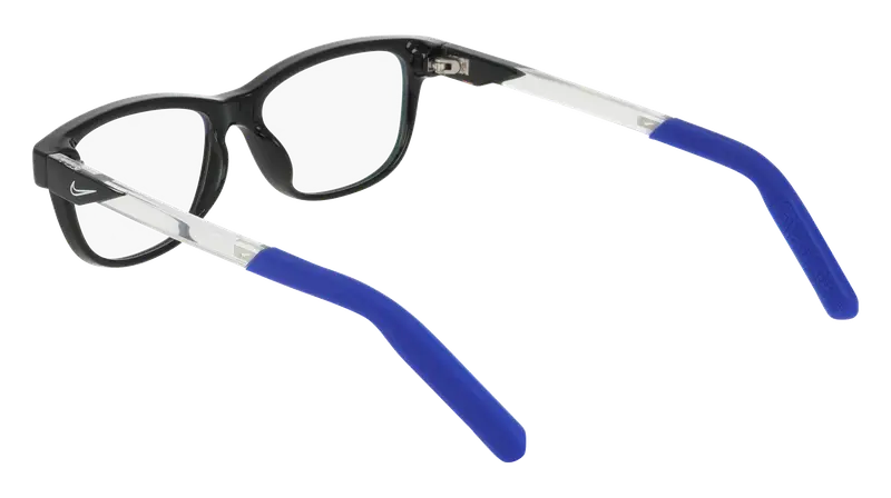 Nike Junior NIKE 5065 001 Montature da vista Bio-iniettato Nero Squadrata Normale miniatura 3