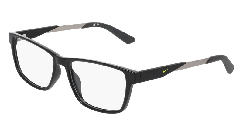 Nike Junior NIKE 5101 001 Montature da vista Bio-iniettato Nero  Squadrata Normale