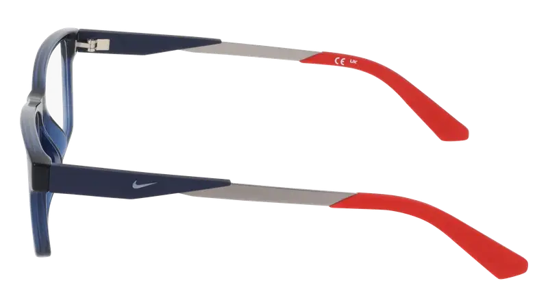 Nike Junior NIKE 5101 410 Montature da vista Bio-iniettato Blu Squadrata Normale miniatura 2