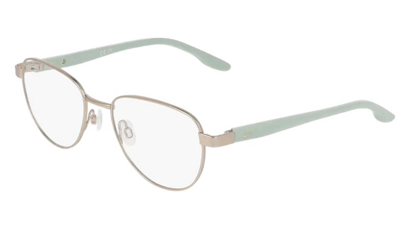 Nike Junior NIKE 5401 717 Montature da vista Oro Cat Eye Normale