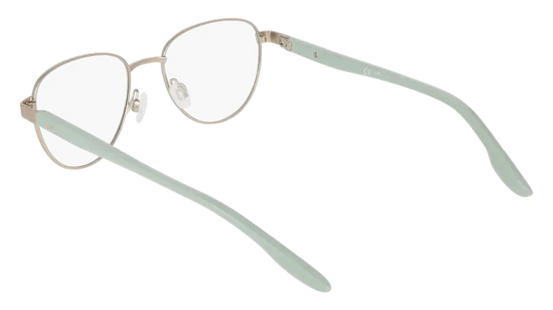 Nike Junior NIKE 5401 717 Montature da vista Oro Cat Eye Normale miniatura 3