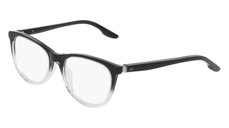 Junior Nike NIKE 5070 010 Montature da vista Acetato Nero Cat Eye Normale