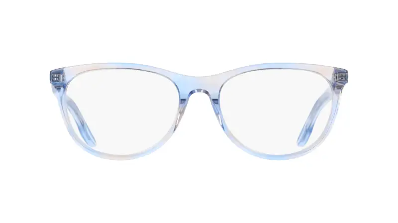 Junior Nike NIKE 5070 455 Montature da vista Acetato Blu Cat Eye Normale miniatura 2