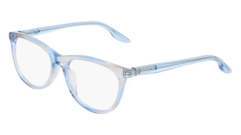 Junior Nike NIKE 5070 455 Montature da vista Acetato Blu Cat Eye Normale