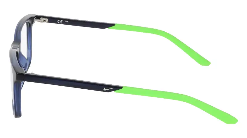 Junior Nike NIKE 5071 410 Montature da vista Bio-iniettato Blu Squadrata Normale miniatura 3