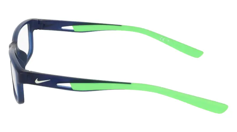 Junior Nike NIKE 5102 410 Montature da vista Bio-iniettato Blu Squadrata Normale miniatura 3