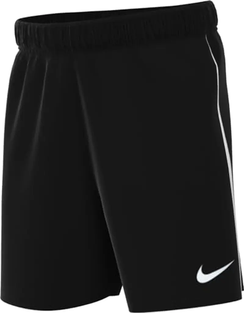 Nike Knit Soccer Shorts Y Nk DF Lge Knit III Short K, Black/White/White, DR0968-010, L