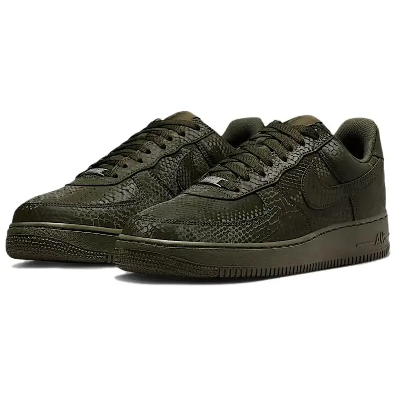 Kobe Bryant x Nike Air Force 1 Low Cargo Khaki Sneakers da Uomo Verdi IB0018-301 41 miniatura 5
