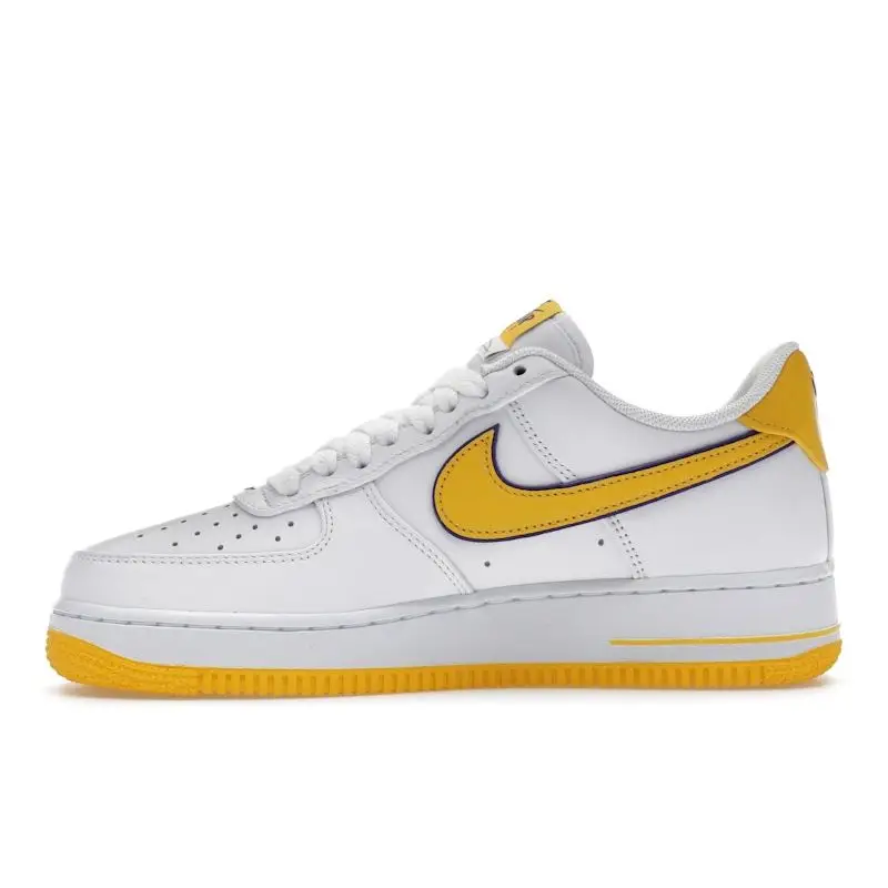 Kobe Bryant x Nike Air Force 1 Low Retro QS Lakers Casa Sneakers Unisex Giallo Bianco Varsity-Maize FZ1151-100 37 5 miniatura 2