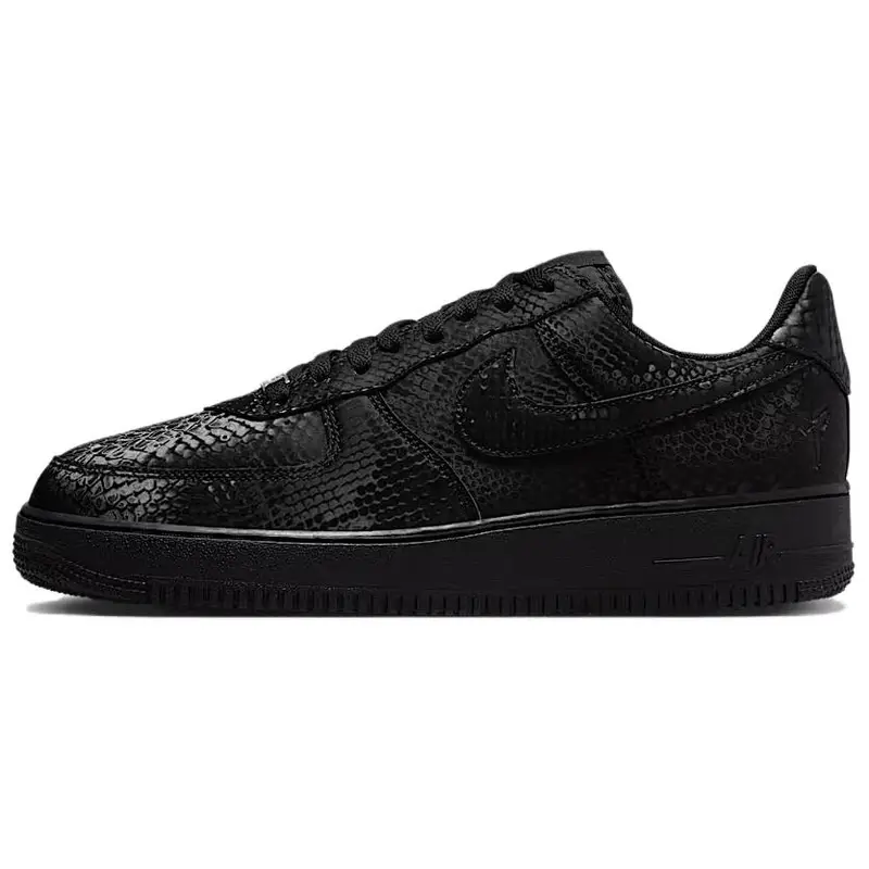 Kobe Bryant x Nike Air Force 1 Low Triple Black Scarpe da Ginnastica da Uomo IB0018-003 38 5