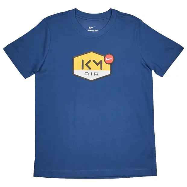 Kylian Mbappe Df T-shirt Bambini - Magliette Blu - di cotone Blue