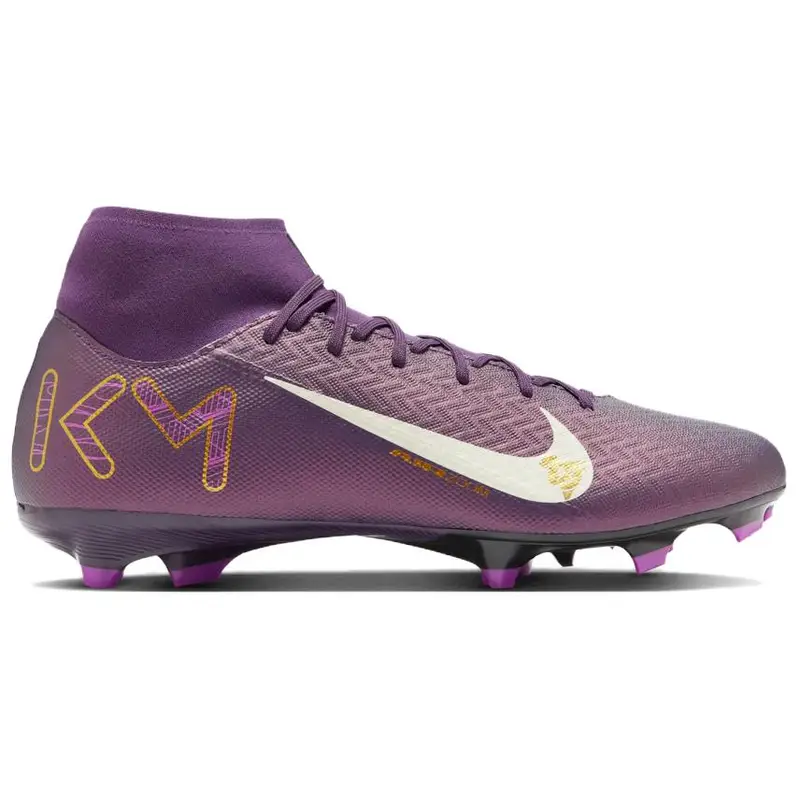 Kylian Mbappé x Nike Zoom Mercurial Superfly 10 Academy MG Viola Grandi Sneakers Unisex Avorio Pallido HJ7309-500 43 miniatura 2