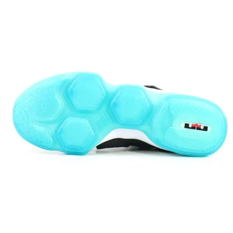 Lebron 14 Scarpe da Basket Comode Antiscivolo Leggere Basse Uomo sneaker Nero Blu 943324-002 43 miniatura 2