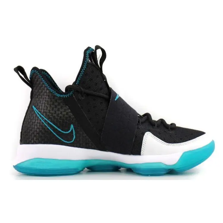 Lebron 14 Scarpe da Basket Comode Antiscivolo Leggere Basse Uomo sneaker Nero Blu 943324-002 43 miniatura 3