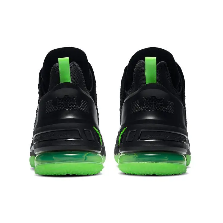 LeBron 18 EP Dunkman Sneakers da Uomo Nero Verde Elettrico CQ9284-005 41 miniatura 5