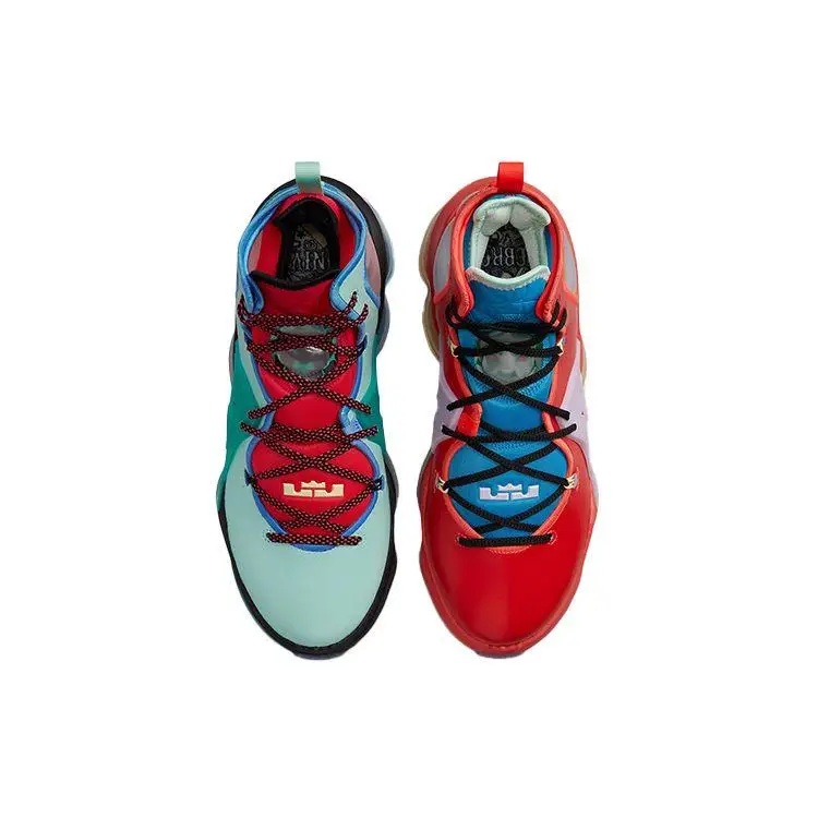 LeBron 19 LeBronival Scarpe da Uomo Multicolor Bright-Crimson Coconut-Milk DQ7548-600 46 miniatura 4