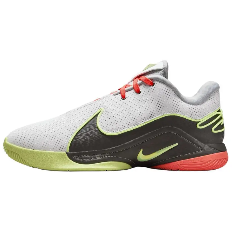 LeBron 22 EP Crown Jewel Scarpe da Ginnastica da Uomo Bianco Volt-Glow Grigio Medio FZ1095-101 39