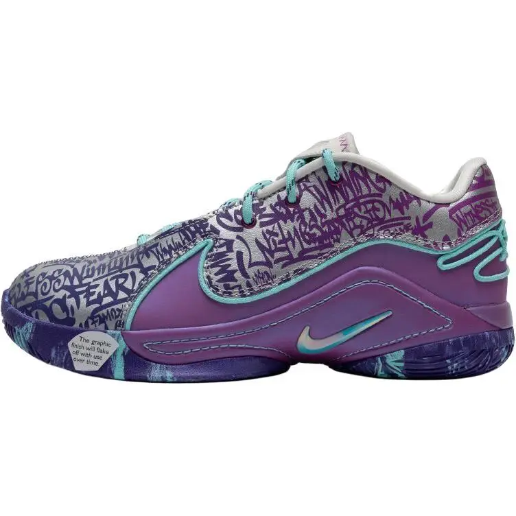 LeBron 22 GS Uva Ghiacciata Scarpe da Ginnastica per Bambini Viola Perla Morbida Viola Vivace IF8254-001 38 5