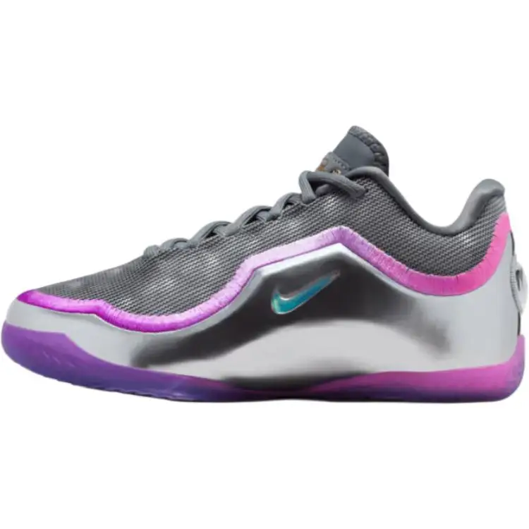 LeBron XXIII GS Bubble Boy Scarpe da Ginnastica per Bambini Viola Grigio Freddo Argento Metallizzato IM9006-001 32