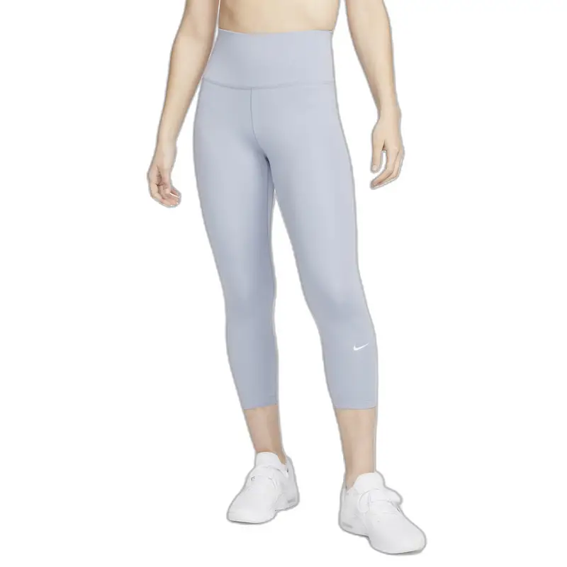Legging court donna a vita alta Nike One Dri-FIT Bleu