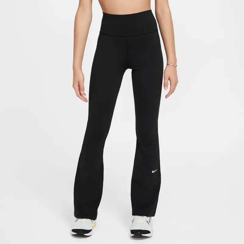 Leggings da bambina Nike One Noir