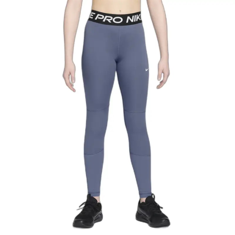 Leggings da bambina Nike Pro Bleu