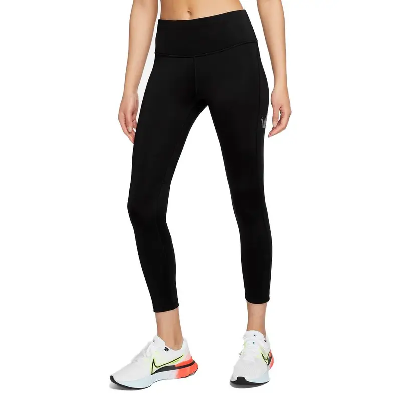 Leggings Running Fast 7 8 Nero Donna L