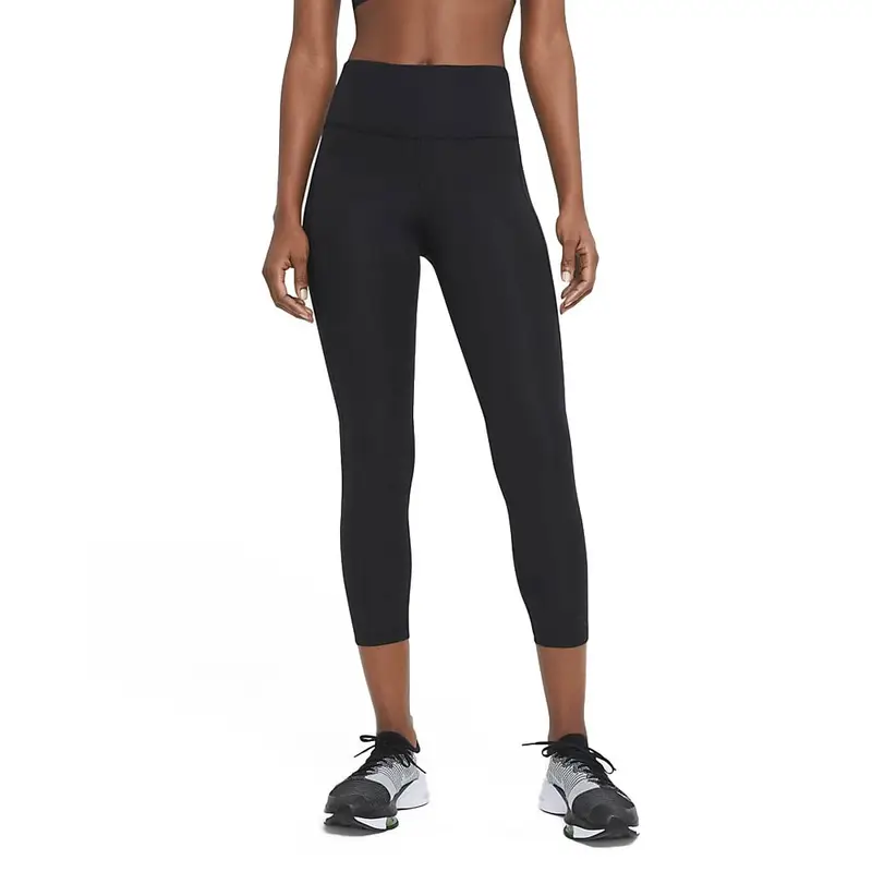 Leggings Running Fast Nero Argento Donna XS