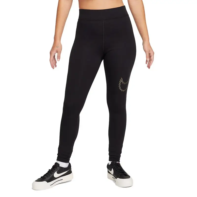 Leggings Shine Nero Donna XS