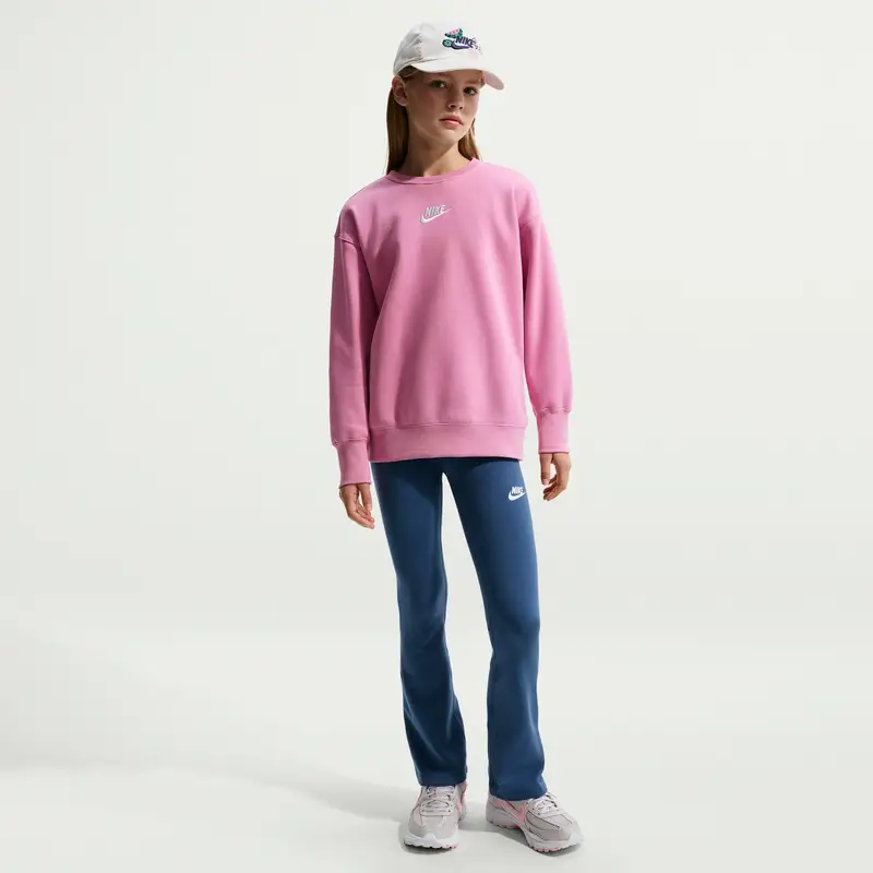 Leggings svasati da bambina Nike Classic Bleu