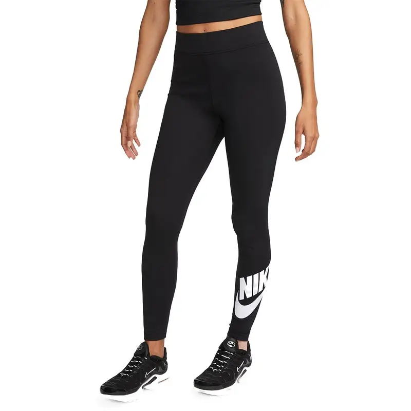 Leggings swoosh Nero Donna M