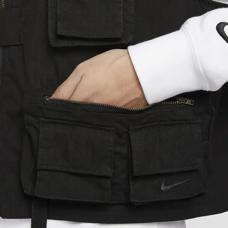 Nike Gilet Uomo Nero 4168372 miniatura 2