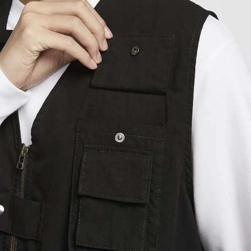 Nike Gilet Uomo Nero 4159206 miniatura 5