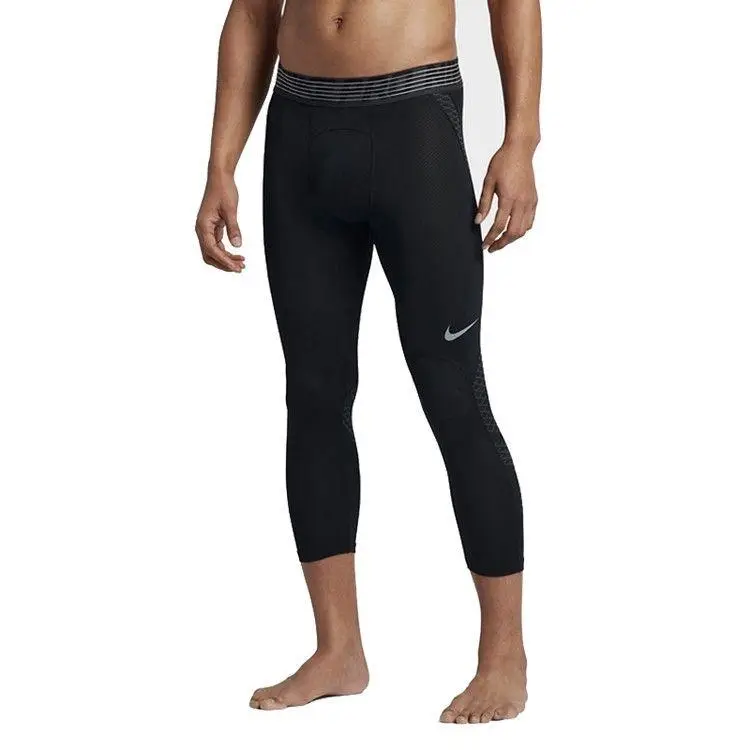 Logo del marchio Nike Pantaloni lunghi sportivi casual a vita media slim fit da uomo Neri 828164-010 L miniatura 3