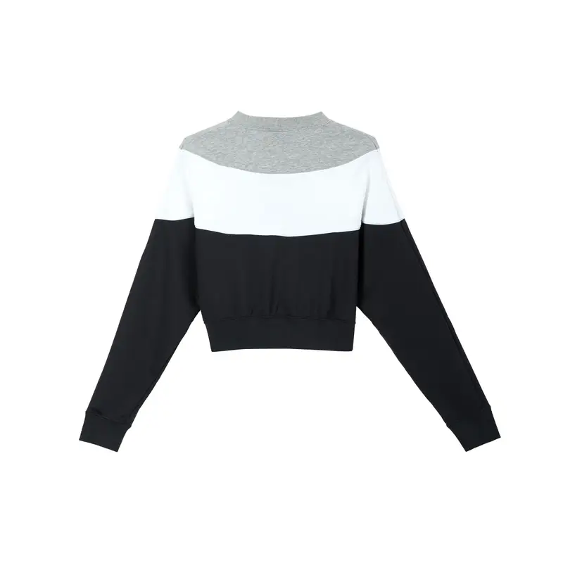 Logo Loose Cropped Sports Hoodie Women hoodies Black BV4954-010 miniatura 4