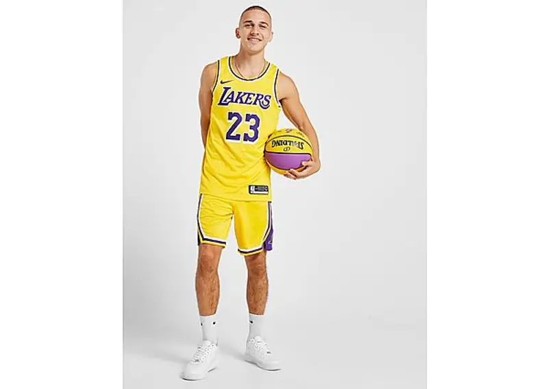 Nike Los Angeles Lakers Icon Edition Swingman Men's Nike NBA Shorts, Viola