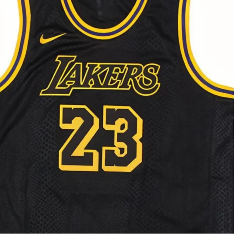 Los Angeles Lakers No. 23 LeBron James Maglia da basket giovanile senza maniche Maglia unisex Nera 3Z2B7BY1P-LAKJL S miniatura 2