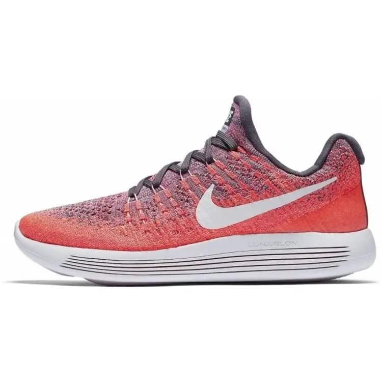 LunarEpic Low Flyknit 2 Uomo Sneakers Rosso Bianco-Viola-Terra 863780-500 36 5