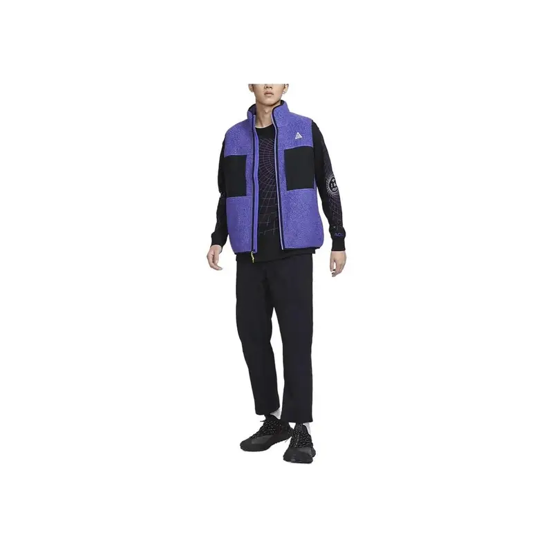Nike Gilet Uomo Viola 4300382 miniatura 3