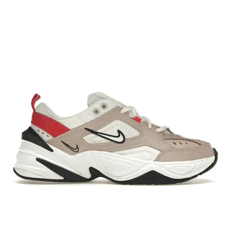 M2K Tekno Pietra Fossile Sneakers da Donna Crema Summit-White Rosso Pista AO3108-205 38