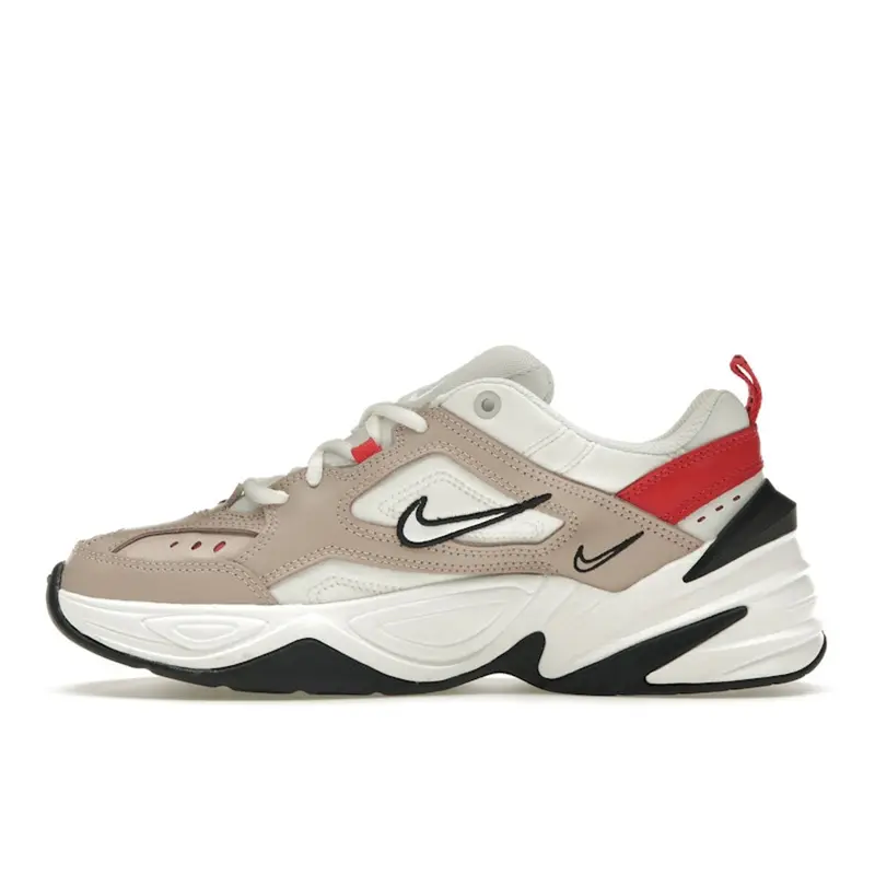 M2K Tekno Pietra Fossile Sneakers da Donna Crema Summit-White Rosso Pista AO3108-205 42 miniatura 3