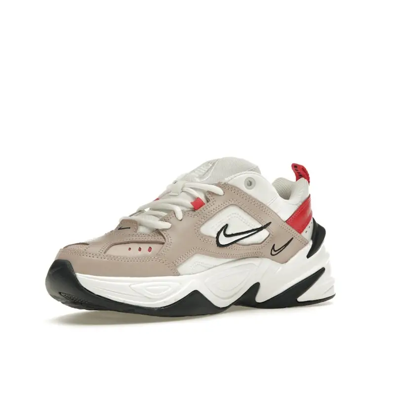 M2K Tekno Pietra Fossile Sneakers da Donna Crema Summit-White Rosso Pista AO3108-205 42 miniatura 4