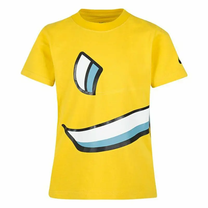 Maglia a Maniche Corte Nike Swoosh Knockou Giallo | Nike