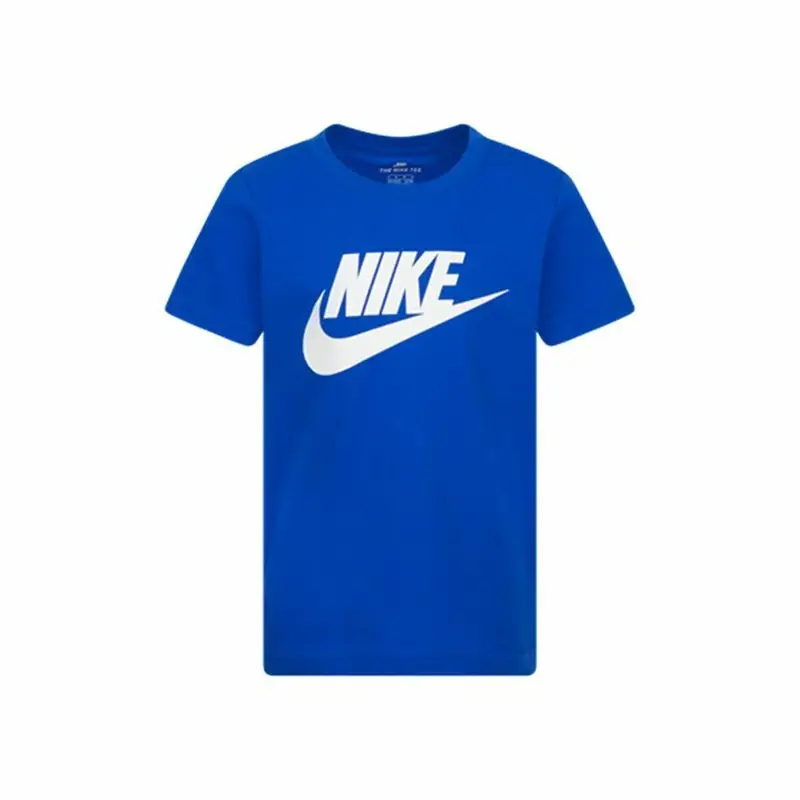Maglia a Maniche Corte per Bambini Nike Sportswear Futura Azzurro | Nike Blu