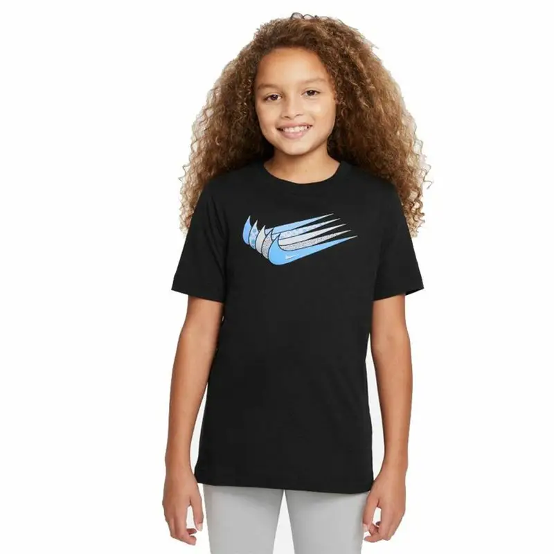 Maglia a Maniche Corte per Bambini Nike Sportswear Nero | Nike